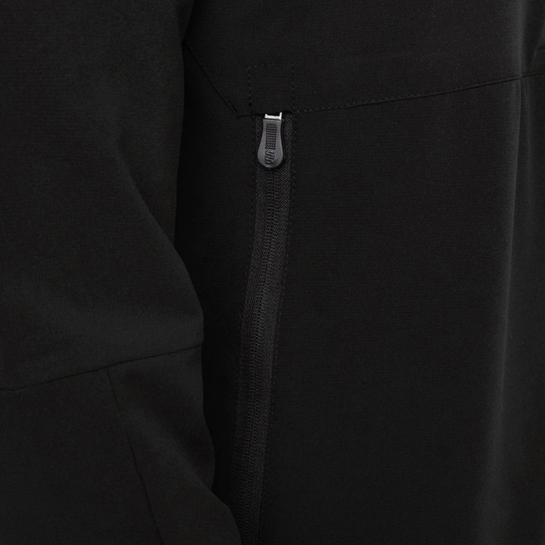 Dual Elite 1/4 Zip Hoody / Rain Jacket : Black